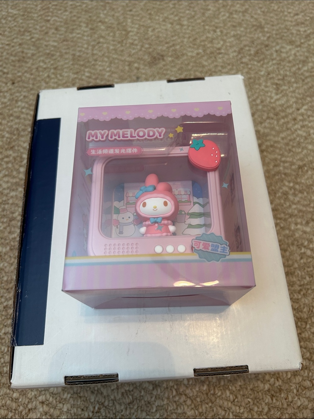 Sanrio My Melody Pink Figurine in Display Box